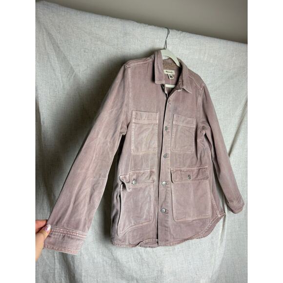 Madewell Ashford Chore Jacket in Vintage Petal Size Small - Picture 8 of 15